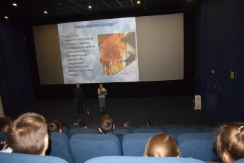 Профилактическое мероприятие по пожарной безопасности  Кинотеатр Космос Заинск